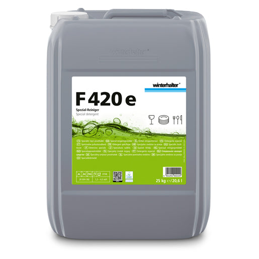 Detergente especial F 420 e Winterhalter | Sin repasado manual